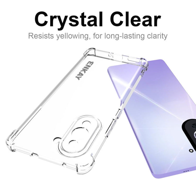 For Huawei Nova 10 4G ENKAY Transparent TPU Shockproof Phone Case by ENKAY