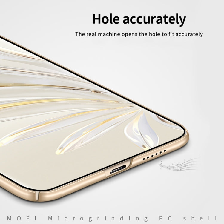 For Honor 70 MOFI Frosted PC Ultra-thin Hard Case(Black) by MOFI