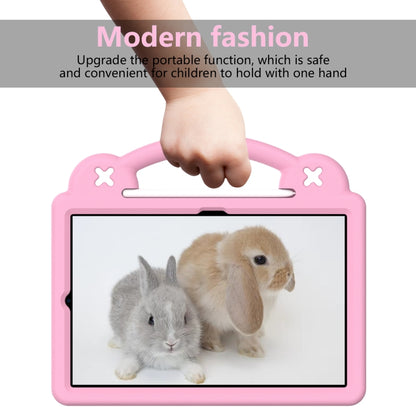 For Samsung Galaxy Tab A7 10.4 2020 T500/T505 Handle Kickstand Children EVA Shockproof Tablet Case(Pink) by bashfashion