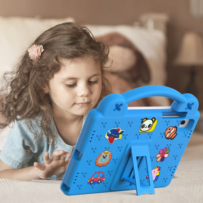 For Samsung Galaxy Tab A7 10.4 2020 T500/T505 Handle Kickstand Children EVA Shockproof Tablet Case(Sky Blue) by bashfashion