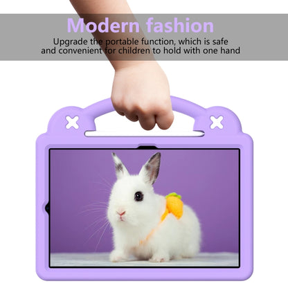 For Samsung Galaxy Tab A7 10.4 2020 T500/T505 Handle Kickstand Children EVA Shockproof Tablet Case(Light Purple) by bashfashion