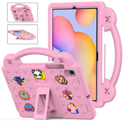 For Samsung Galaxy Tab S6 Lite 10.4 2020/2022 Handle Kickstand Children EVA Shockproof Tablet Case(Pink) by bashfashion