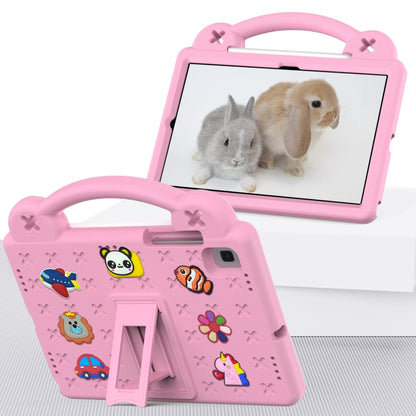 For Samsung Galaxy Tab S6 Lite 10.4 2020/2022 Handle Kickstand Children EVA Shockproof Tablet Case(Pink) by bashfashion