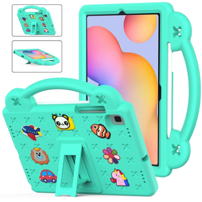 For Samsung Galaxy Tab S6 Lite 10.4 2020/2022 Handle Kickstand Children EVA Shockproof Tablet Case(Mint Green) by bashfashion