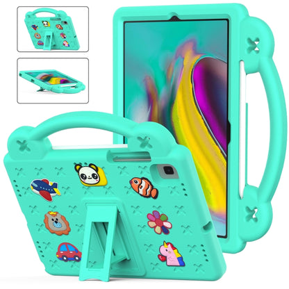 For Samsung Galaxy Tab S5e 10.5 2019 T720/T725 Handle Kickstand Children EVA Shockproof Tablet Case(Mint Green) by bashfashion