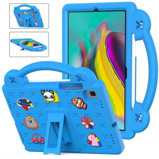 For Samsung Galaxy Tab S5e 10.5 2019 T720/T725 Handle Kickstand Children EVA Shockproof Tablet Case(Sky Blue) by bashfashion