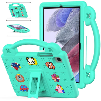 For Samsung Galaxy Tab A7 Lite 8.7 2021 T220/T225 Handle Kickstand Children EVA Shockproof Tablet Case(Mint Green) by bashfashion