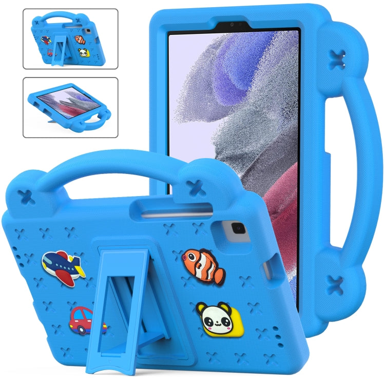 For Samsung Galaxy Tab A7 Lite 8.7 2021 T220/T225 Handle Kickstand Children EVA Shockproof Tablet Case(Sky Blue) by bashfashion