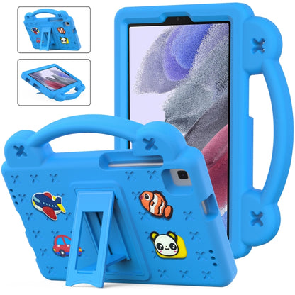 For Samsung Galaxy Tab A7 Lite 8.7 2021 T220/T225 Handle Kickstand Children EVA Shockproof Tablet Case(Sky Blue) by bashfashion