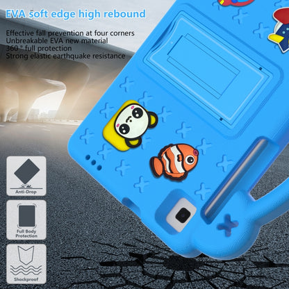 For Samsung Galaxy Tab A7 Lite 8.7 2021 T220/T225 Handle Kickstand Children EVA Shockproof Tablet Case(Sky Blue) by bashfashion