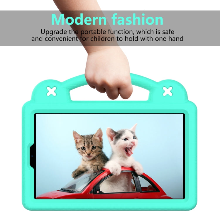 For Samsung Galaxy Tab A 8.0 2019 T290 / T295 Handle Kickstand Children EVA Shockproof Tablet Case(Mint Green) by bashfashion