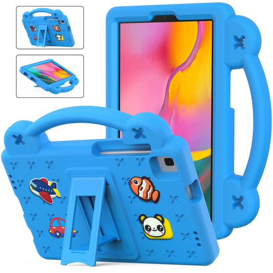 For Samsung Galaxy Tab A 8.0 2019 T290 / T295 Handle Kickstand Children EVA Shockproof Tablet Case(Sky Blue) by bashfashion