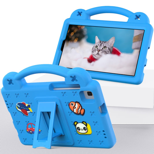 For Samsung Galaxy Tab A 8.0 2019 T290 / T295 Handle Kickstand Children EVA Shockproof Tablet Case(Sky Blue) by bashfashion