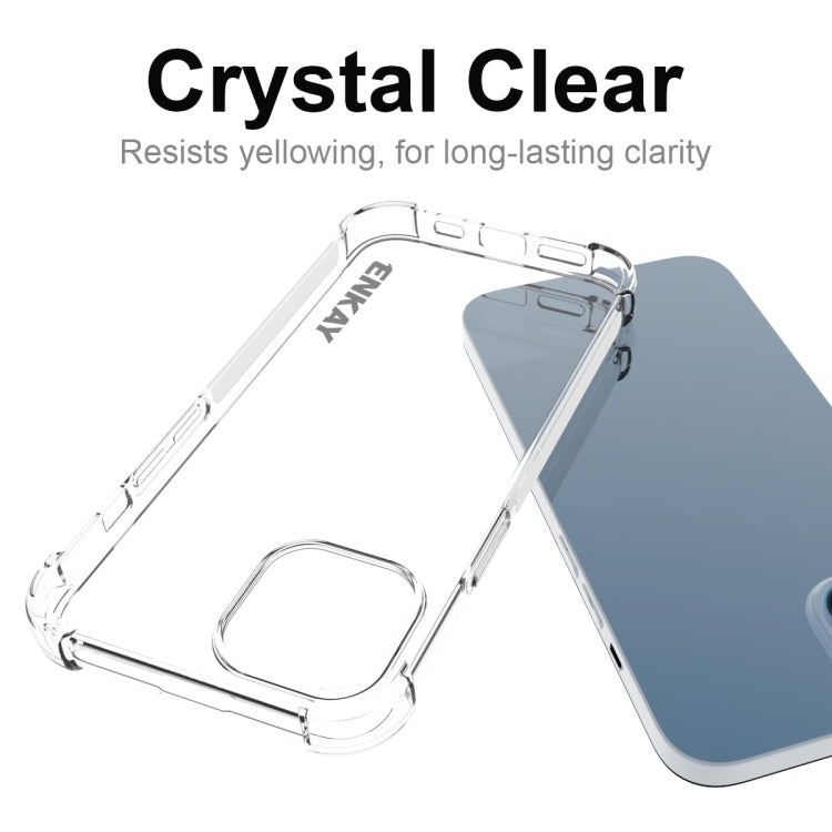 For iPhone 14 Plus ENKAY Clear TPU Shockproof Phone Case by ENKAY
