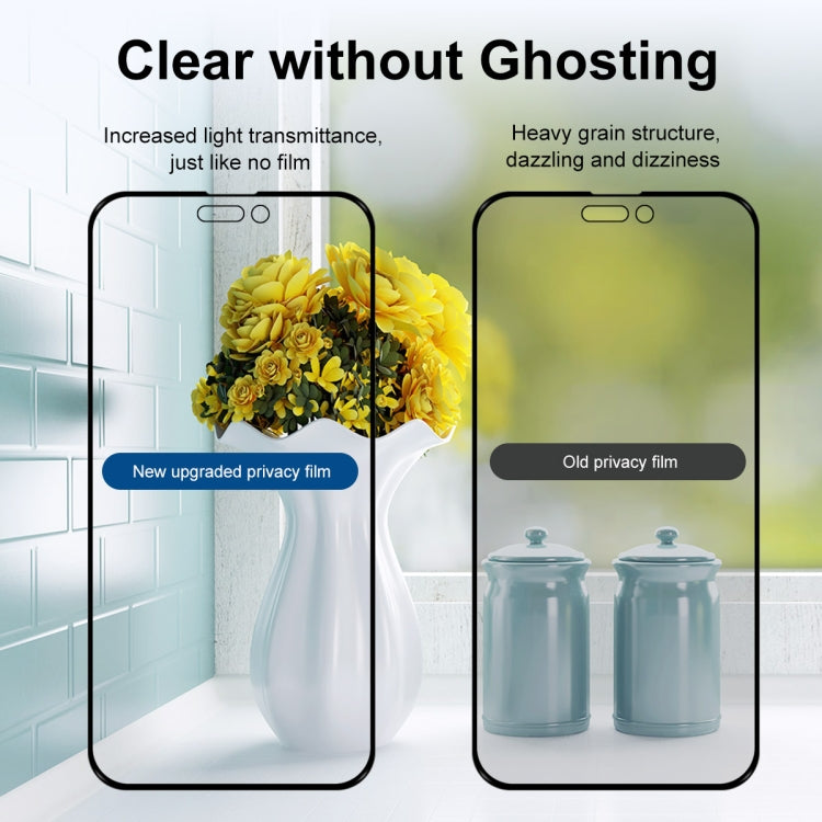 For iPhone 14 Pro ENKAY 28 Degree Anti-peeping Tempered Glass Film by ENKAY