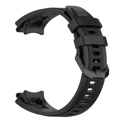 For Amazfit T-Rex 2 Silicone Leisure Watch Band(Black) by bashfashion
