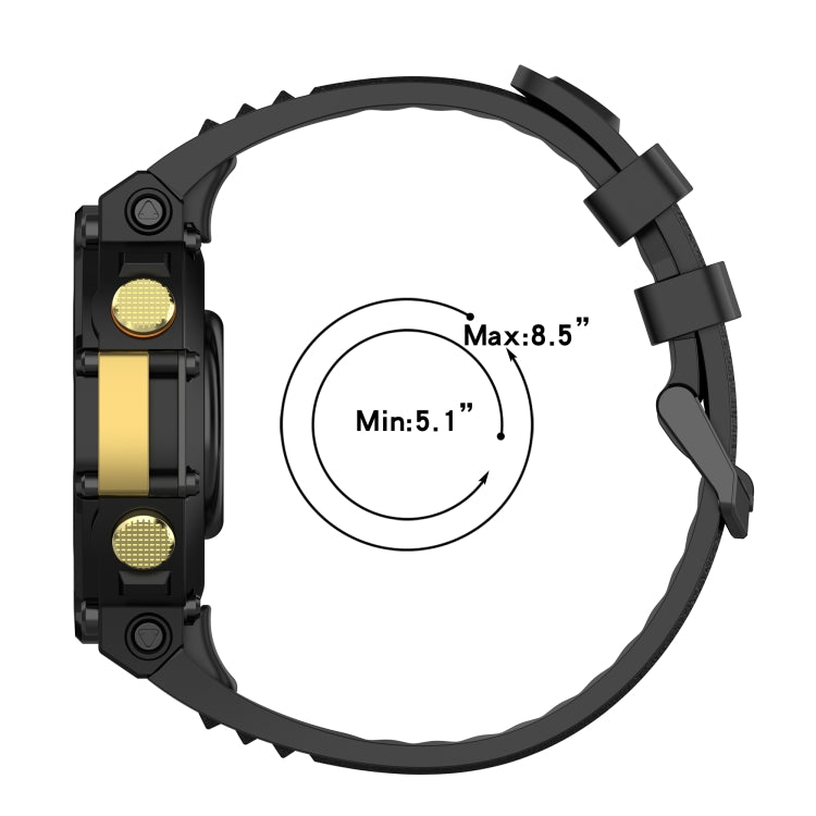 For Amazfit T-Rex 2 Silicone Leisure Watch Band(Red) by bashfashion