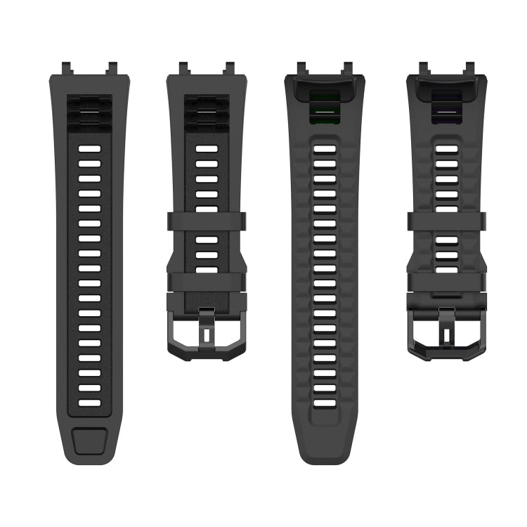 For Amazfit T-Rex 2 Silicone Leisure Watch Band(Rock Gray) by bashfashion