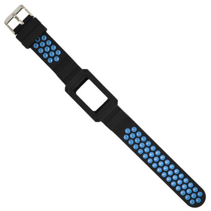 For Fitbit Charge 3 All-in-one Silicone Protective Case Replacement Watch Band(Blue) by bashfashion