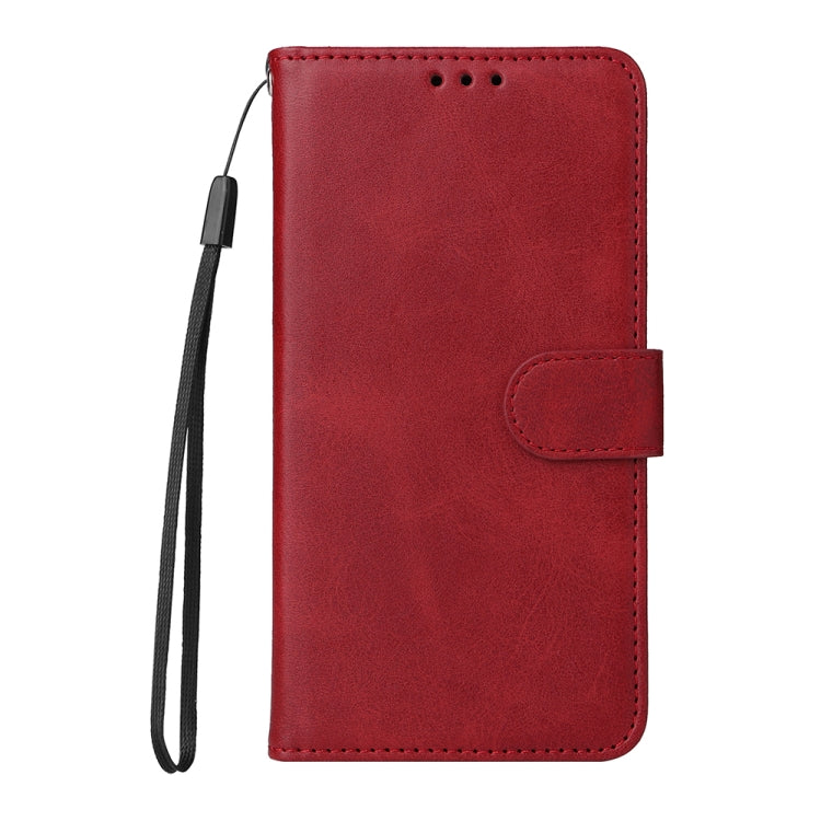 For iPhone 14 Pro JSM Calf Texture Leather Phone Case(Red) by JUNSUNMAY