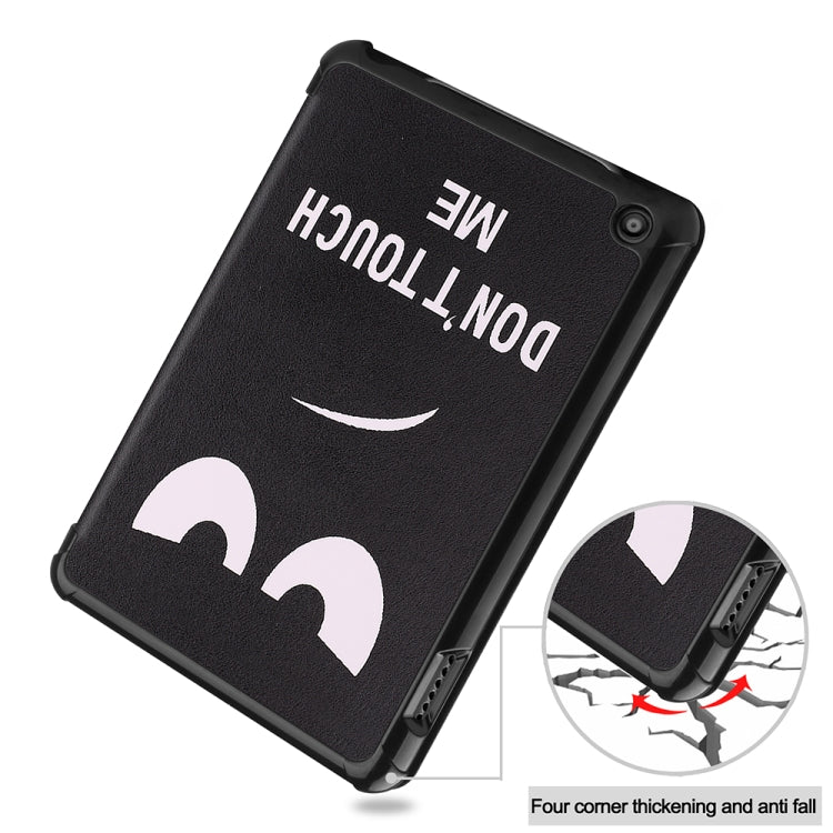 For Amazon Fire 7 12th 2022 JSM Smart Leather Tablet Case(Big Eye) by jumper