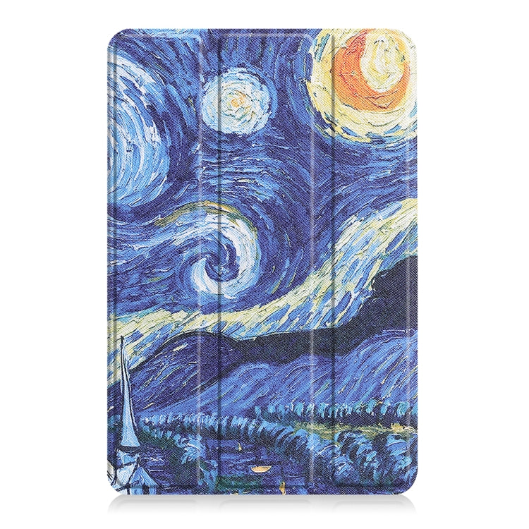 For Amazon Fire 7 12th 2022 JSM Smart Leather Tablet Case(Starry Sky) by jumper