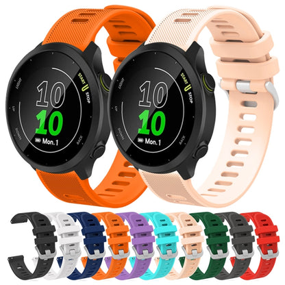 For Garminmove 3 20mm Silicone Twill Watch Band(White) by bashfashion