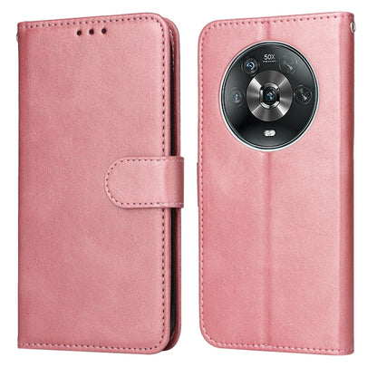 For Honor Magic4 / Magic4 Pro JSM Calf Texture Leather Phone Case(Pink) by JUNSUNMAY
