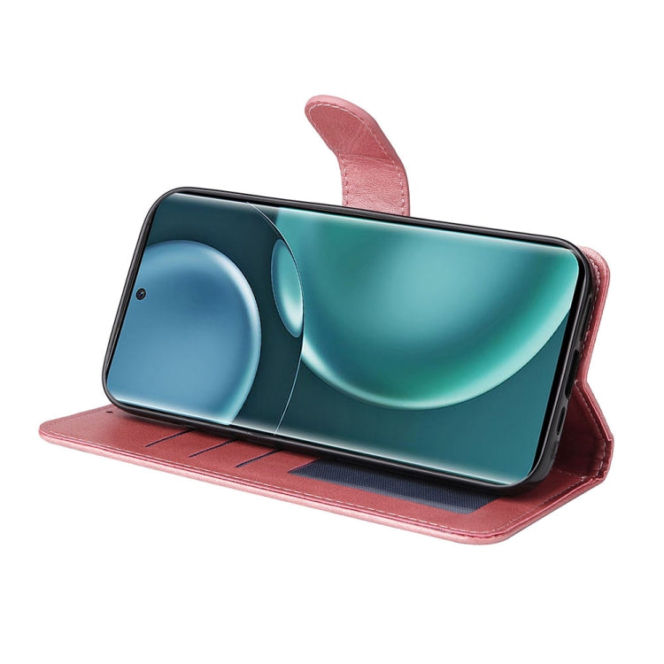 For Honor Magic4 / Magic4 Pro JSM Calf Texture Leather Phone Case(Pink) by JUNSUNMAY