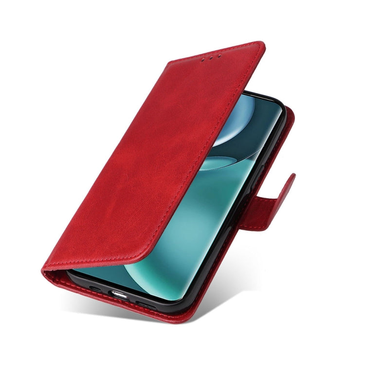For Honor Magic4 / Magic4 Pro JSM Calf Texture Leather Phone Case(Red) by JUNSUNMAY