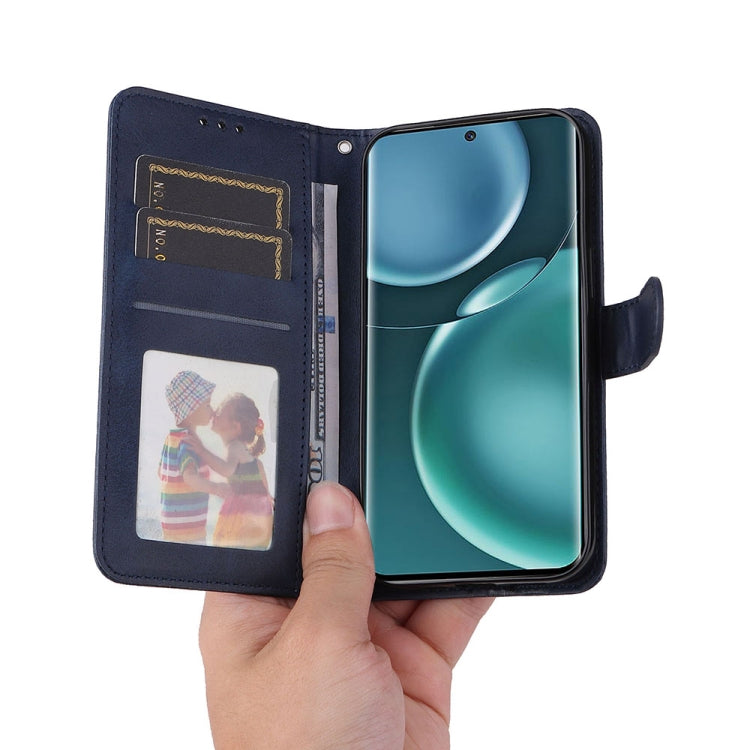 For Honor Magic4 / Magic4 Pro JSM Calf Texture Leather Phone Case(Blue) by JUNSUNMAY