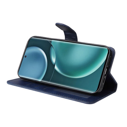 For Honor Magic4 / Magic4 Pro JSM Calf Texture Leather Phone Case(Blue) by JUNSUNMAY