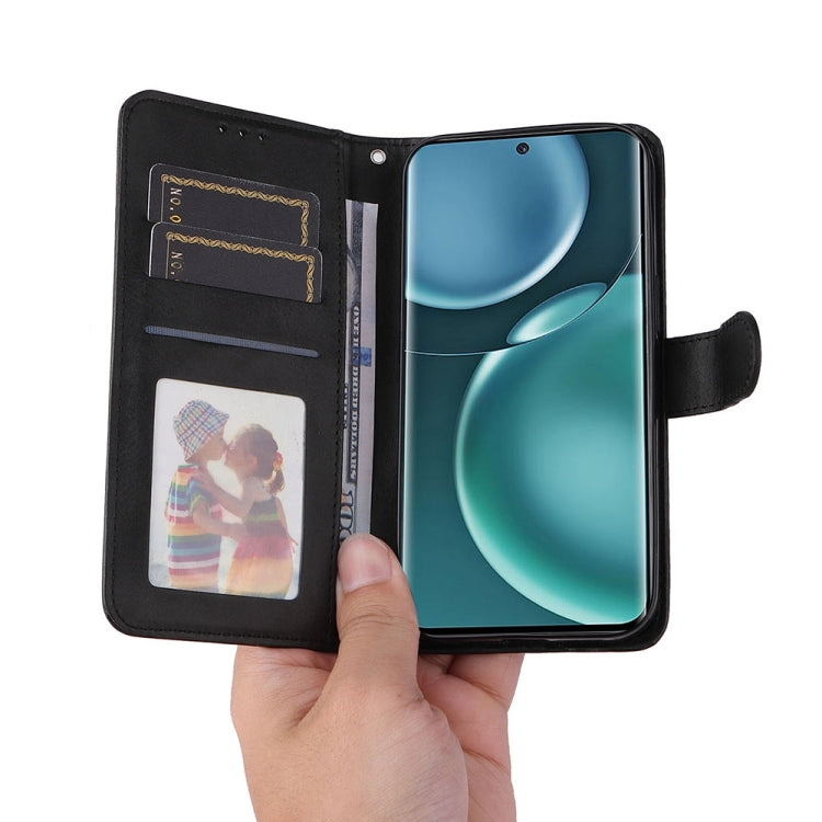 For Honor Magic4 / Magic4 Pro JSM Calf Texture Leather Phone Case(Black) by JUNSUNMAY