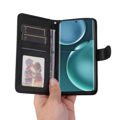 For Honor Magic4 / Magic4 Pro JSM Calf Texture Leather Phone Case(Black) by JUNSUNMAY