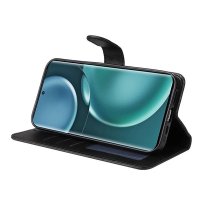 For Honor Magic4 / Magic4 Pro JSM Calf Texture Leather Phone Case(Black) by JUNSUNMAY