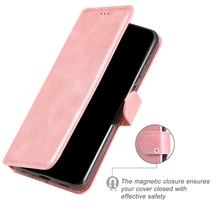 For Honor 50 Pro / Huawei Nova 9 Pro JUNSUNMAY Calf Texture Leather Phone Case(Pink) by JUNSUNMAY