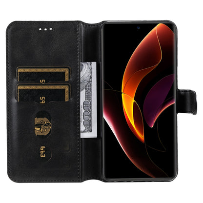 For Honor 50 SE / Huawei Nova 9 SE JUNSUNMAY Calf Texture Leather Phone Case(Black) by JUNSUNMAY