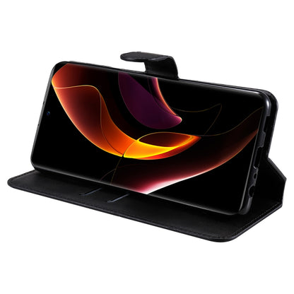 For Honor 50 SE / Huawei Nova 9 SE JUNSUNMAY Calf Texture Leather Phone Case(Black) by JUNSUNMAY