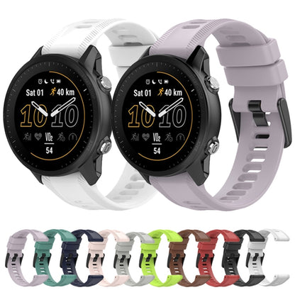 For Garmin Fenix 6 Pro GPS 22mm Solid Color Silicone Watch Band(White) by bashfashion