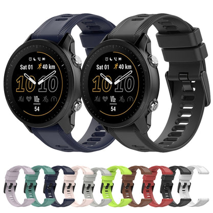 For Garmin Quatix 5 22mm Solid Color Silicone Watch Band(White) by bashfashion