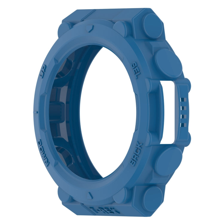 For Amazfit T-Tex 2 Shockproof TPU Protective Watch Case(Blue) by bashfashion