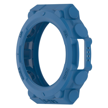 For Amazfit T-Tex 2 Shockproof TPU Protective Watch Case(Blue) by bashfashion