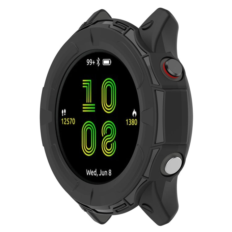 For Garmin Forerunner 955 Shockproof TPU Protective Watch Case(Black) by bashfashion