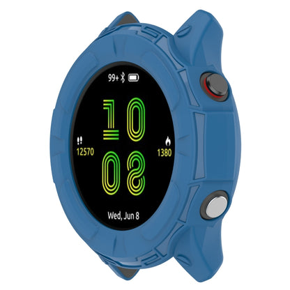 For Garmin Forerunner 955 Shockproof TPU Protective Watch Case(Blue) by bashfashion