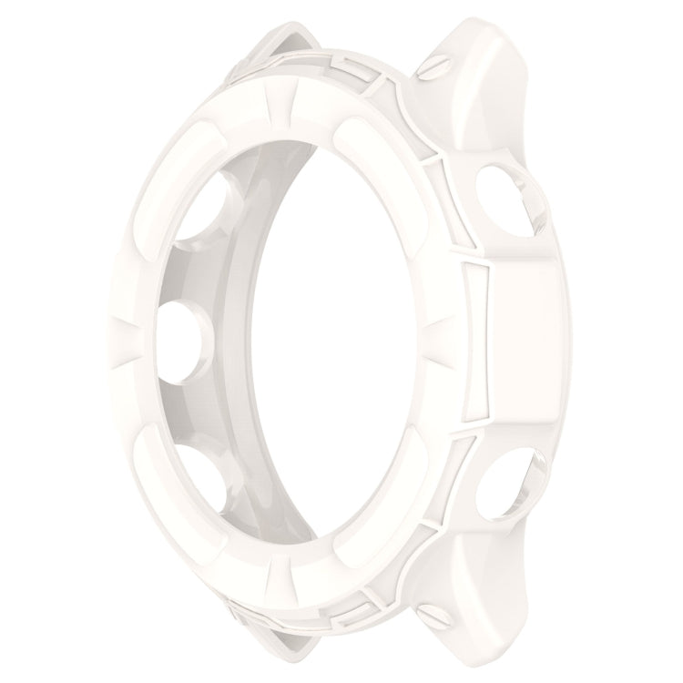For Garmin Forerunner 955 Shockproof TPU Protective Watch Case(White) by bashfashion