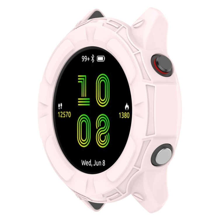 For Garmin Forerunner 255 Shockproof TPU Protective Watch Case(Pink) by bashfashion