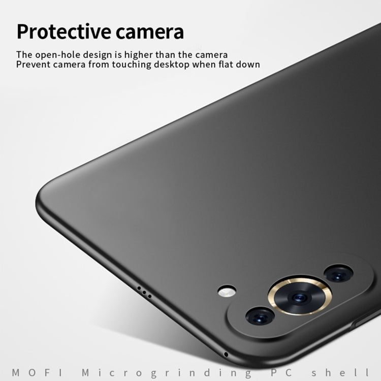 For Huawei Nova 10 Pro MOFI Frosted PC Ultra-thin Hard Case(Black) by MOFI