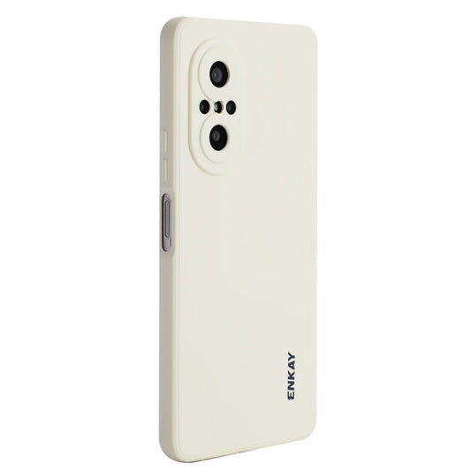 For Huawei Nova 9 SE / Honor 50 SE ENKAY Liquid Silicone Shockproof Phone Case(Beige) by ENKAY