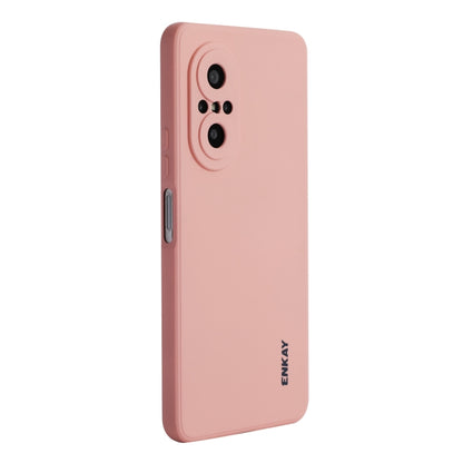 For Huawei Nova 9 SE / Honor 50 SE ENKAY Liquid Silicone Shockproof Phone Case(Pink) by ENKAY