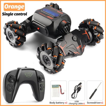 MoFun JC02 2.4G remote control twist multi-function stunt car For Orange For Green by bashfashion
